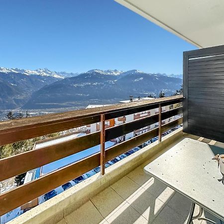 Pied-A-Terre In Crans-Montana, Pool And View - Swiss Alps 아파트 외부 사진