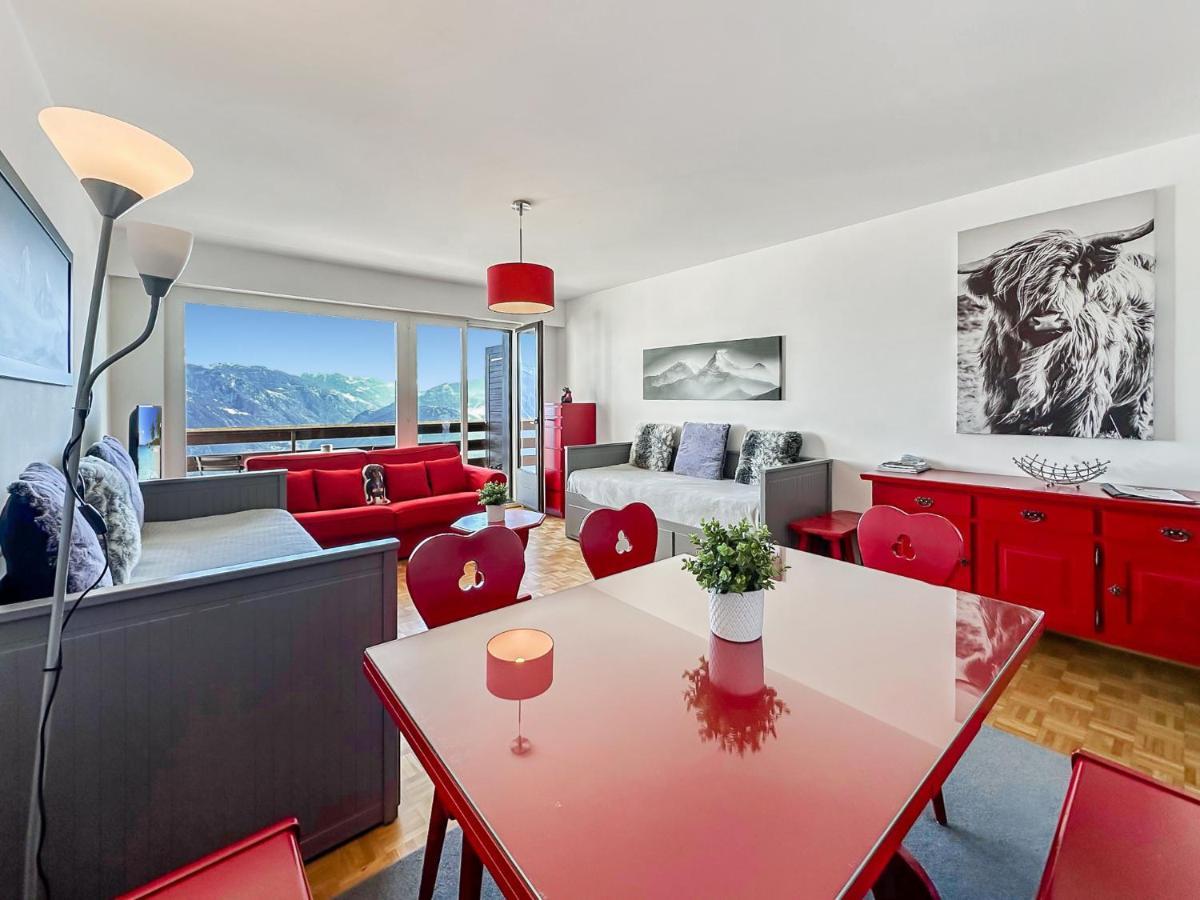 Pied-A-Terre In Crans-Montana, Pool And View - Swiss Alps 아파트 외부 사진